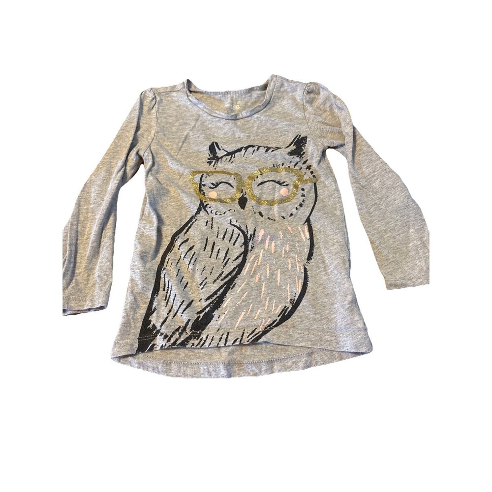 Simple Joys by Carter's Girls Toddler Long Sleeve Graphic T-Shirt Size 3T